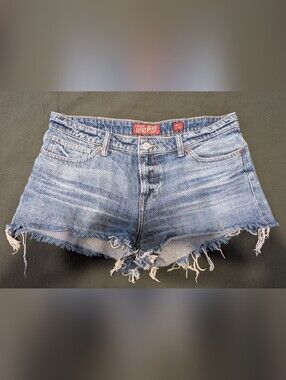 Vintage Y2K Lucky Brand Blue Demin Cut Off Shorts